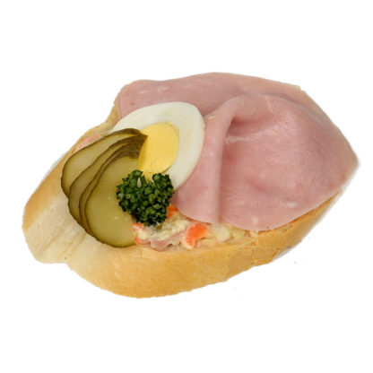 Chlebíček šunka I (vlašský salát)